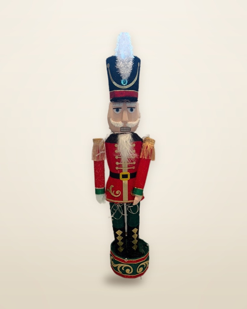 36in Traditional Nutcracker, Red Harlequin