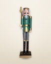 36in Traditional Nutcracker, Green with Staff